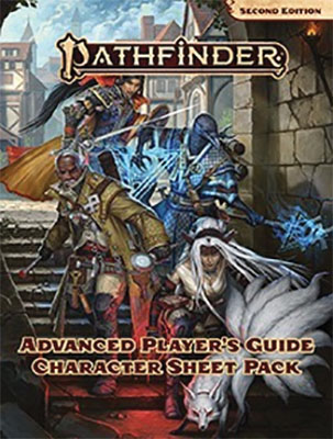 Advanced Players Guide - Character Sheet Pack